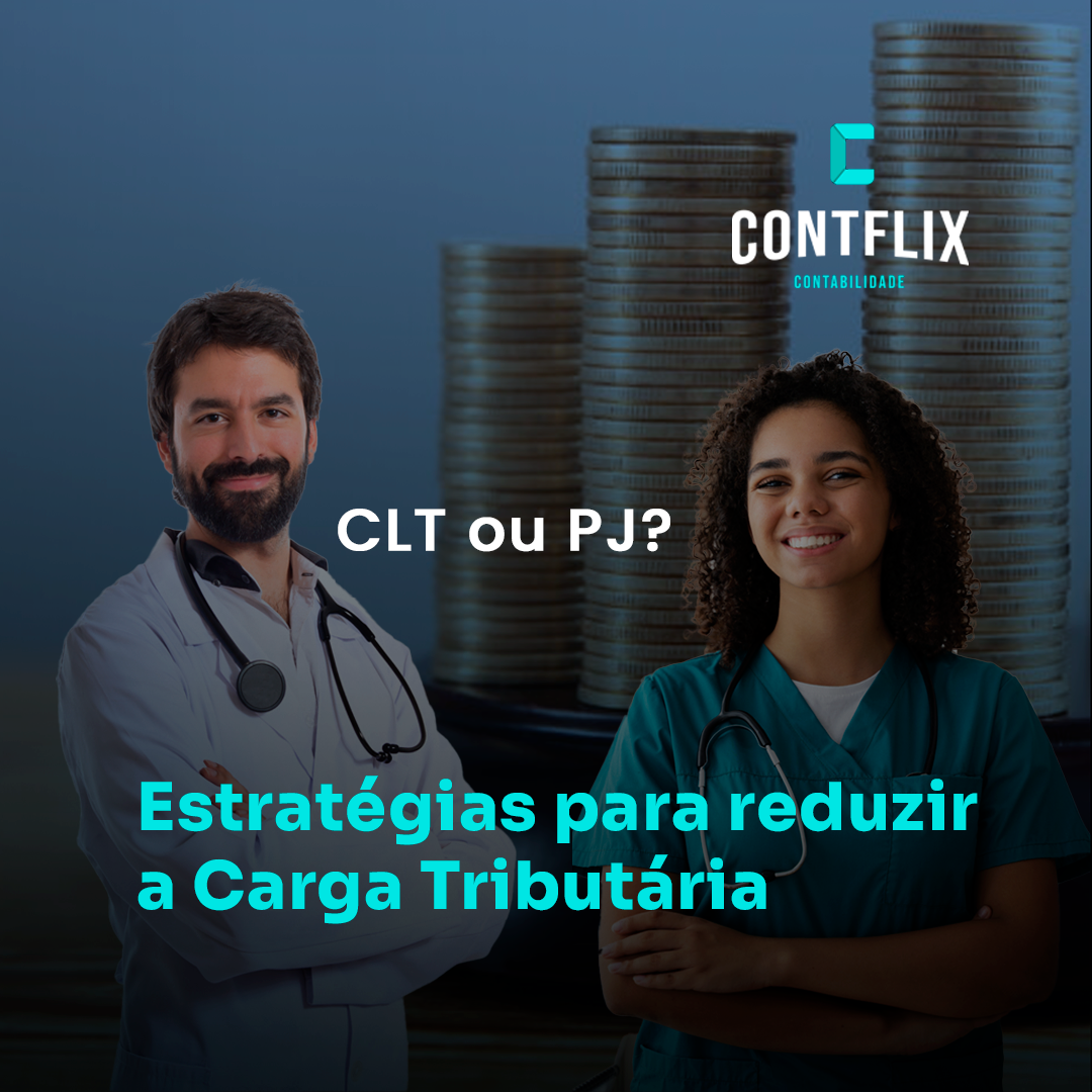 Médicos no Brasil analisando estratégias para reduzir a carga tributária.